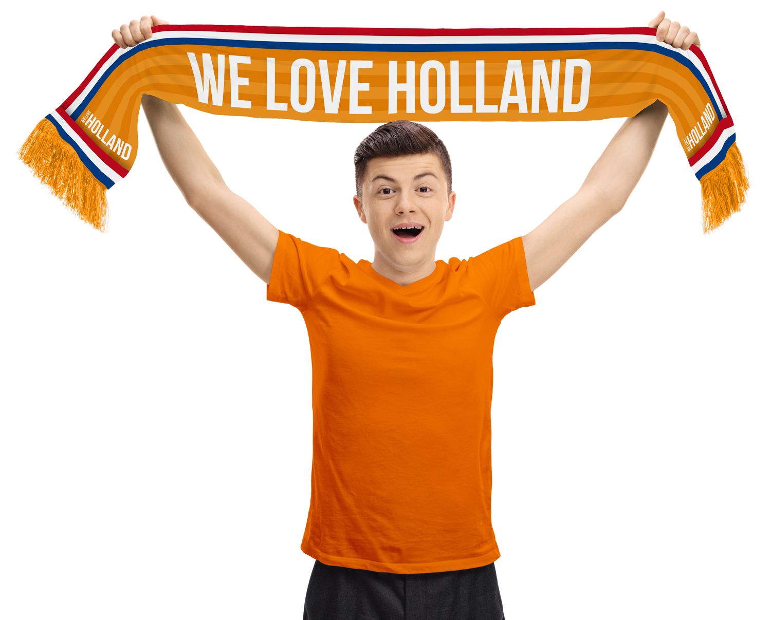 Sjaal Oranje Holland 120cm