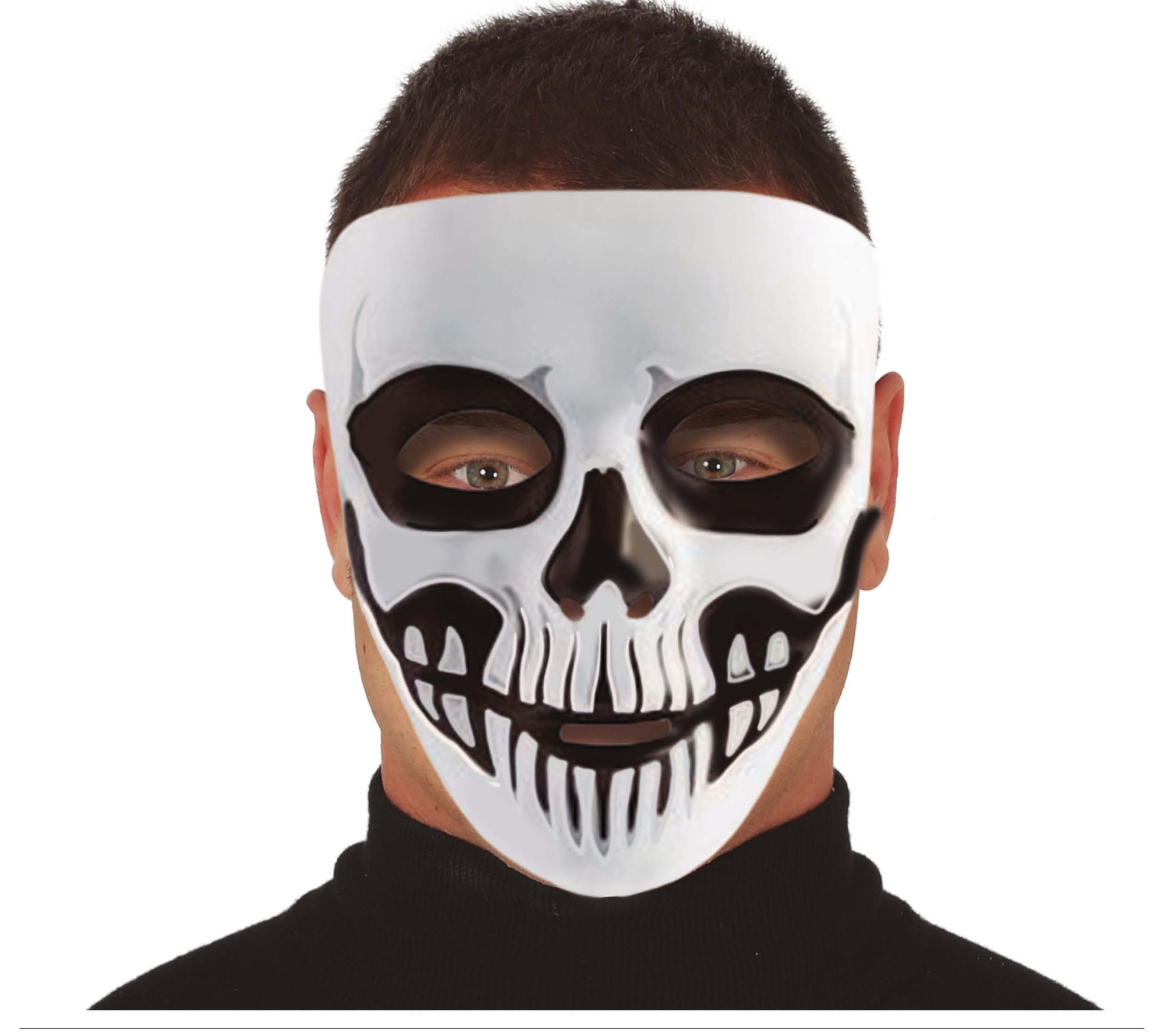 Skelet masker wit halloween