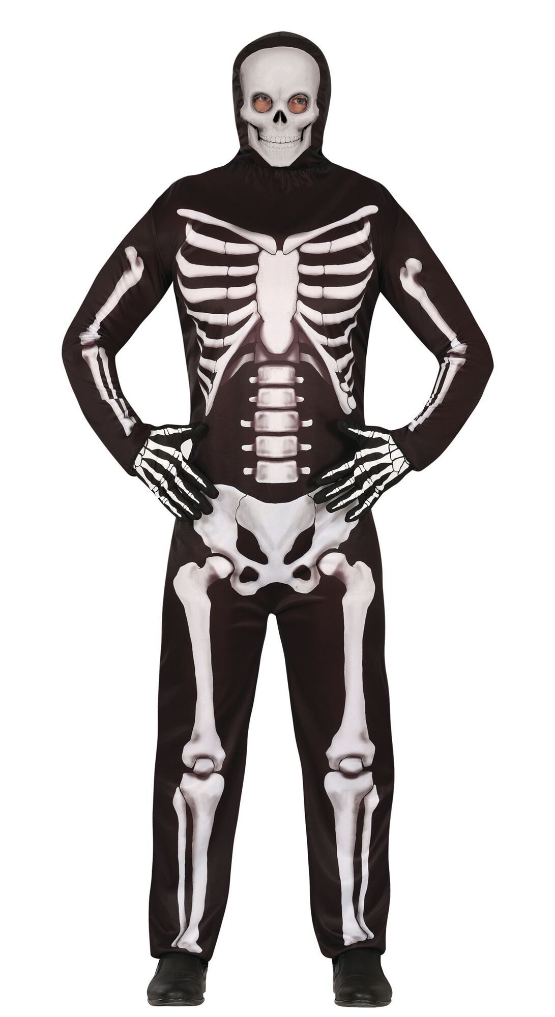 Skeleten pak halloween heren