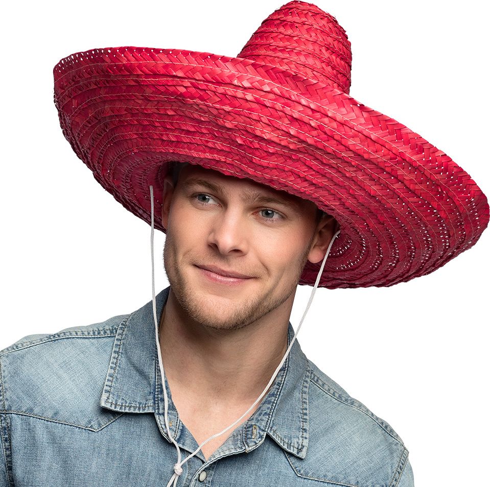 Sombrero Puebla rood