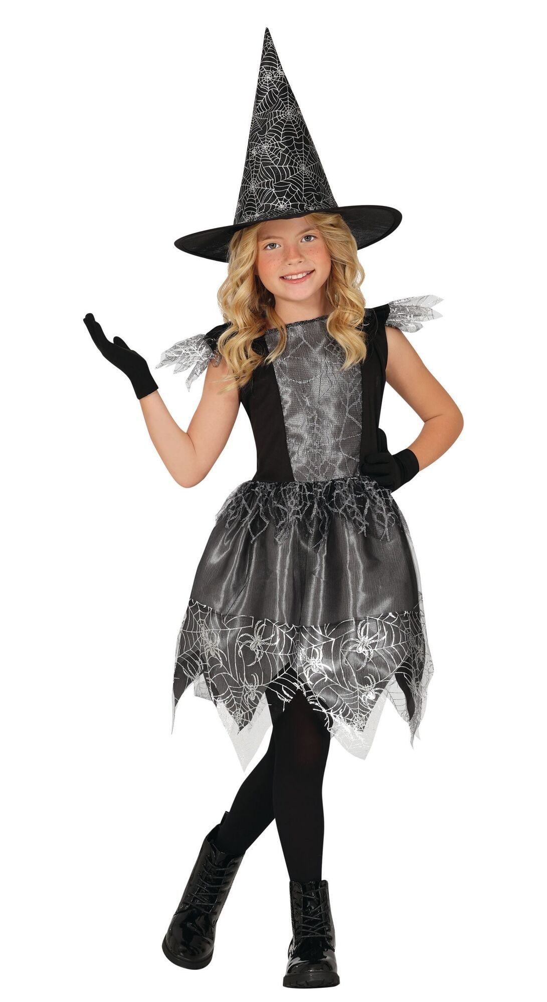 Spinnenweb prinses jurk halloween kind