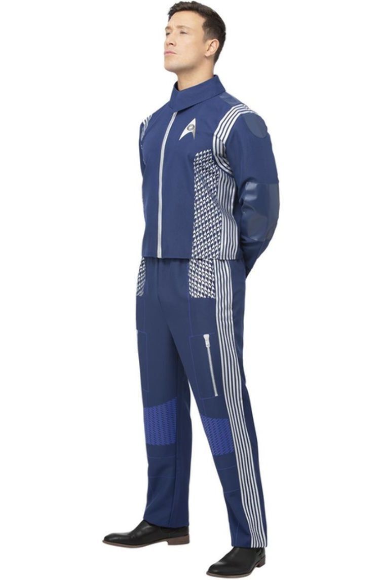 Star Trek Discovery Science Uniform Mannen Blauw