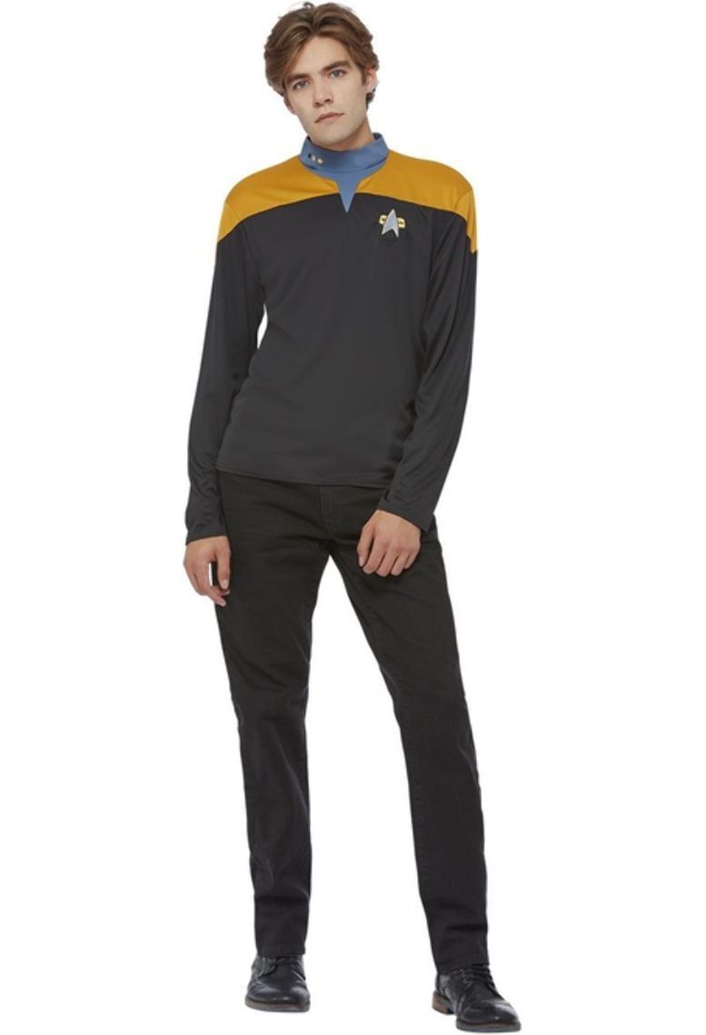 Star Trek Voyager Operations Uniform Mannen Zwart