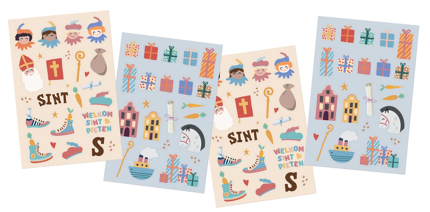 Stickers Sinterklaasfiguren