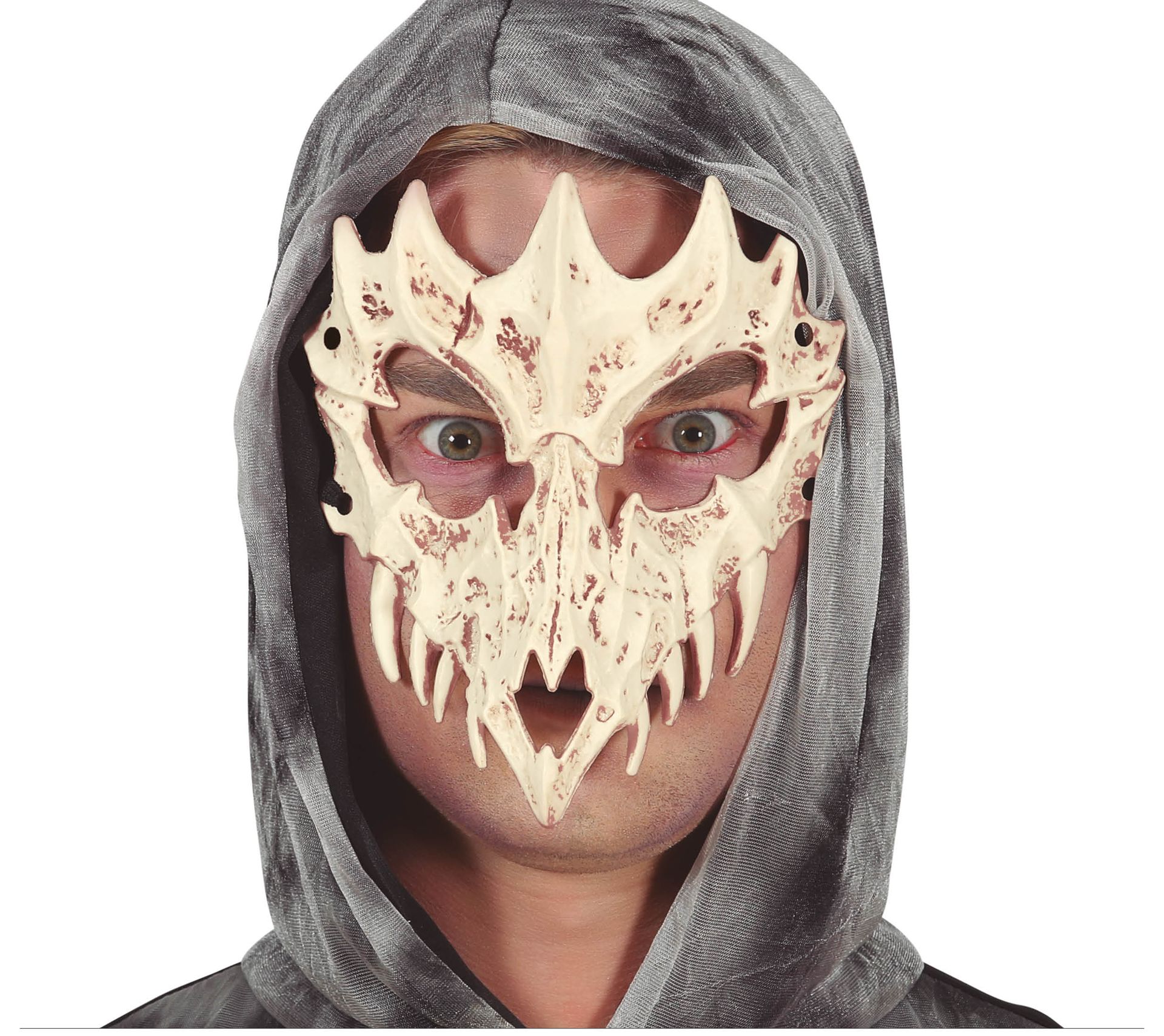 Tijger schedel masker halloween