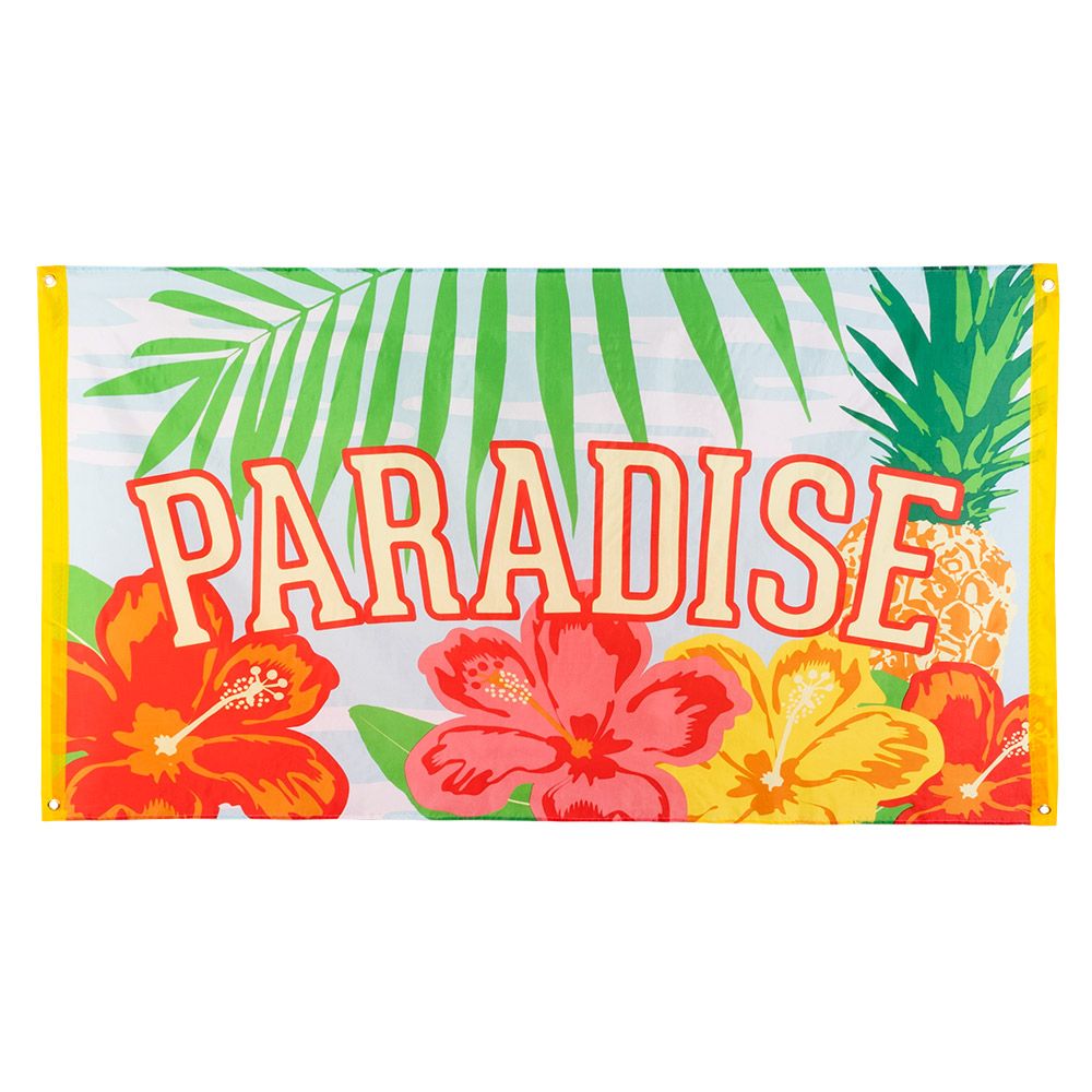 Tropical party banner