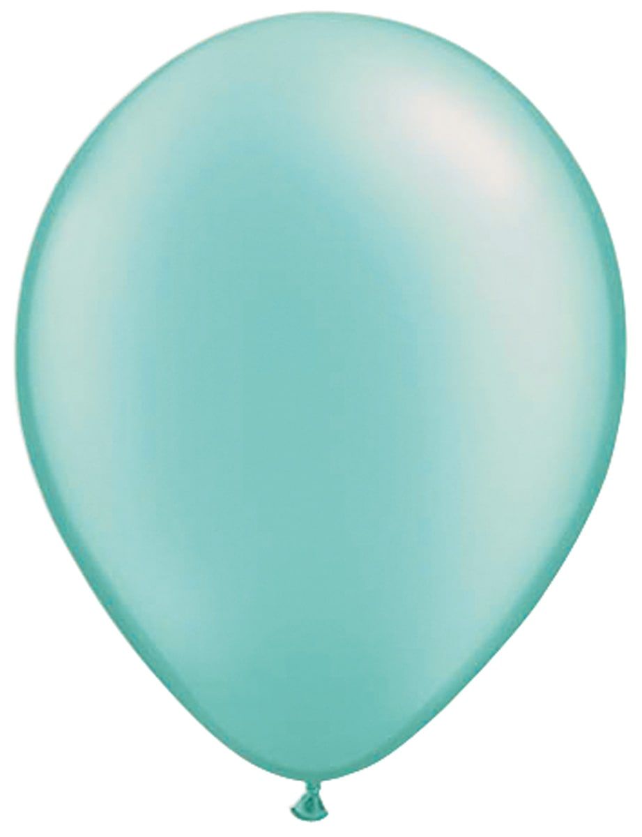 Turquoise ballonnen basic 10 stuks