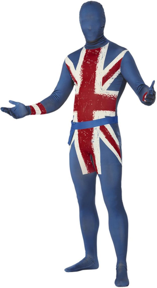 Union Jack Second Skin Mannen Blauw