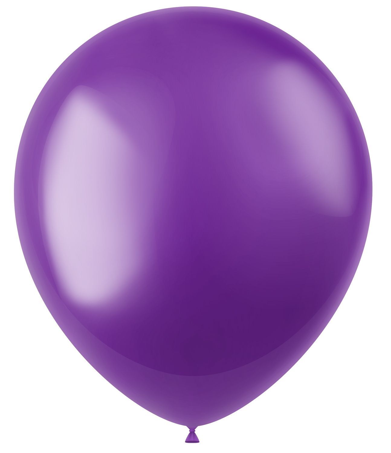 Violet paarse metallic ballonnen 100 stuks