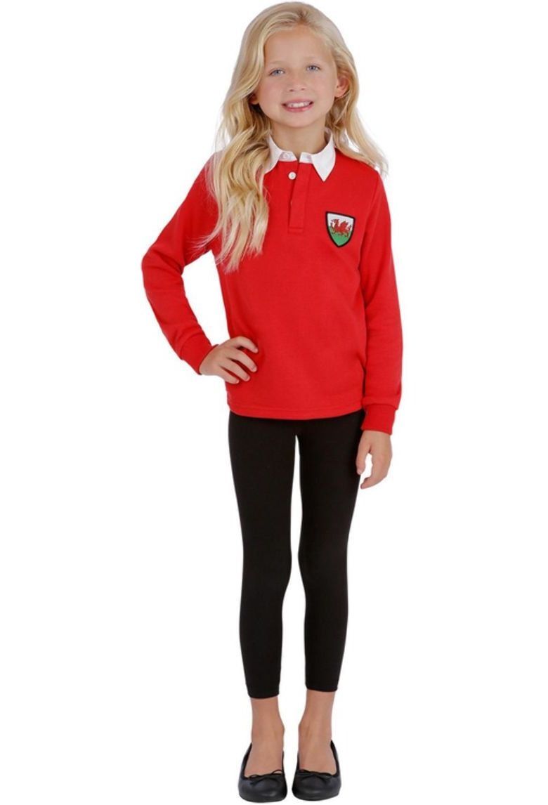 Welsh Rugby Shirt Kinderen Rood