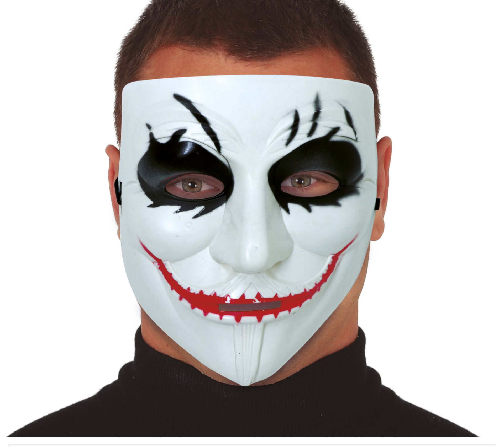 Wit Joker masker halloween