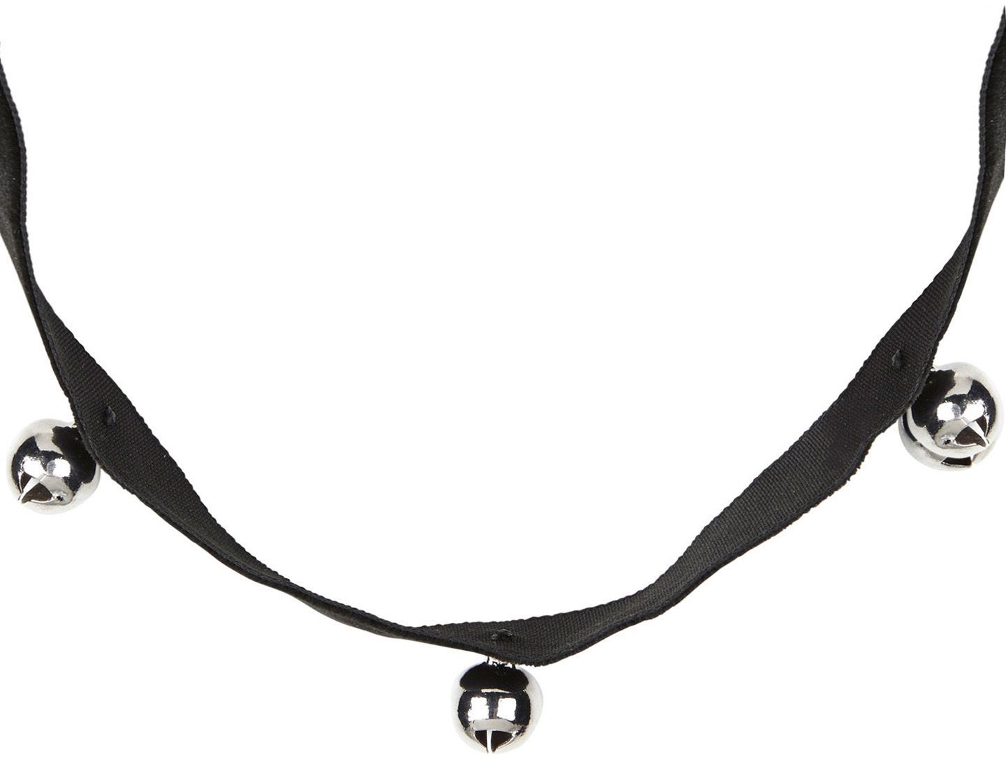 Zwarte choker met belletjes